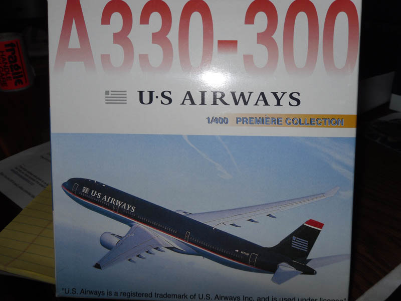 55179 A330-300 US Airways 1/400 Scale - Click Image to Close